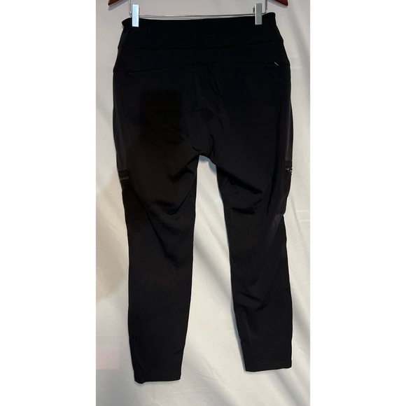 Athleta Black Cargo Leggings with Zipper Details - Picture 2 of 4